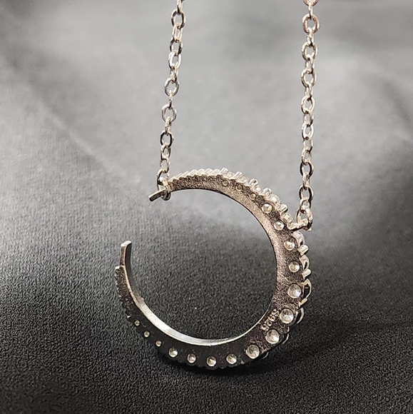 Amazing Moon Diamond Necklace - Picture 6 of 6